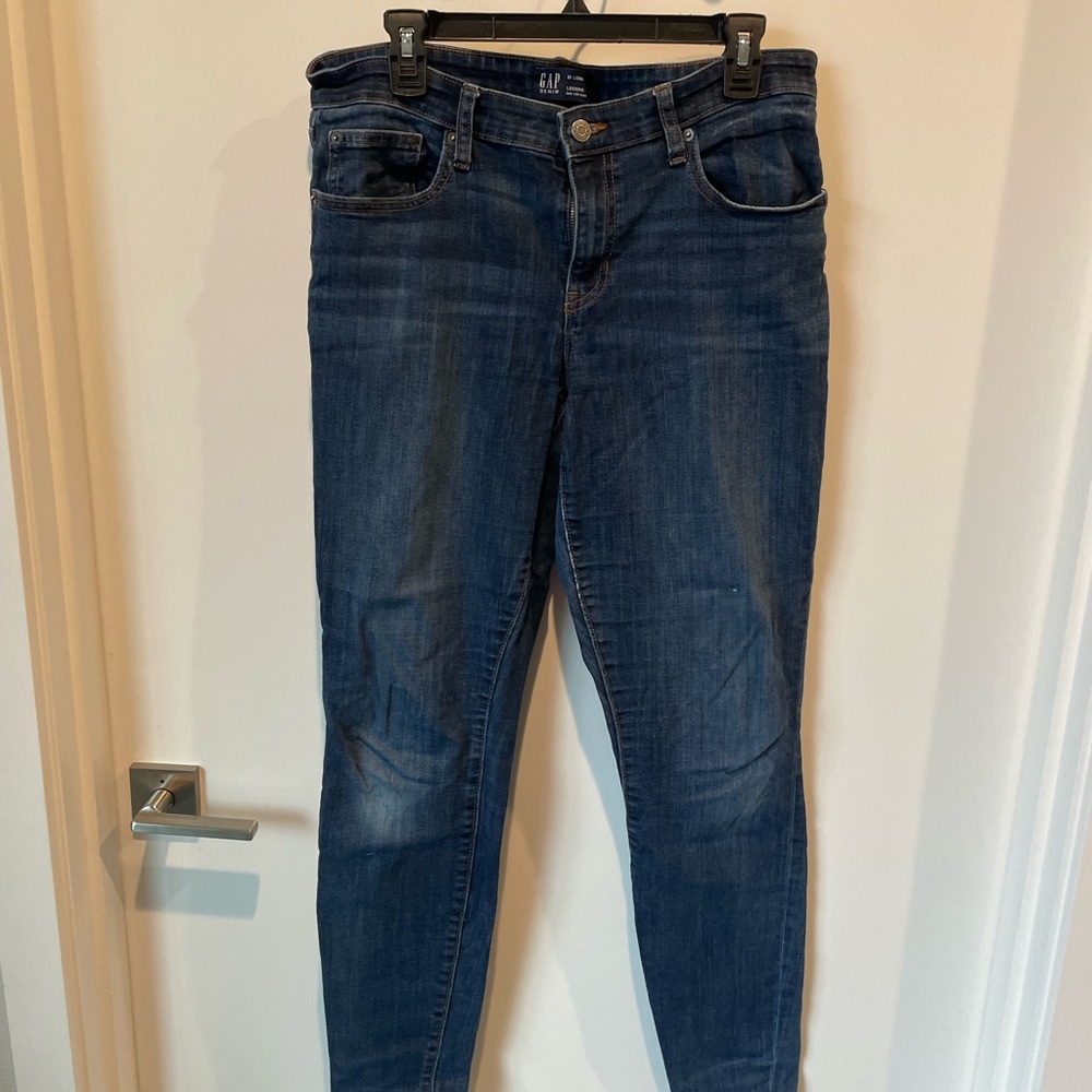GAP Women's Dark Blue Skinny Jeans